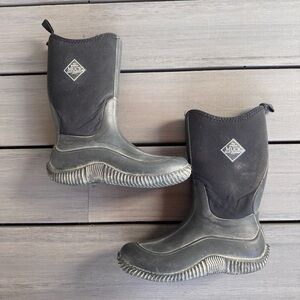 The Muck Boot Company Kids’ Hale Waterproof Boot Black Size 4